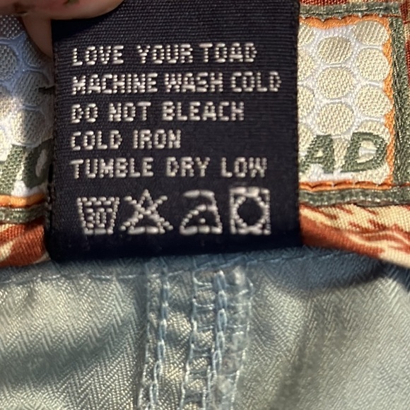 Horny Toad Pale Blue Wide Leg Crop Pants Size 8‎ - Picture 7 of 7